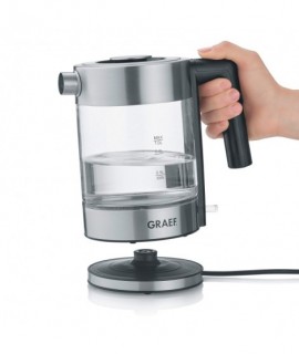 Elektrinis virdulys GRAEF WK300  pilkas stiklinis