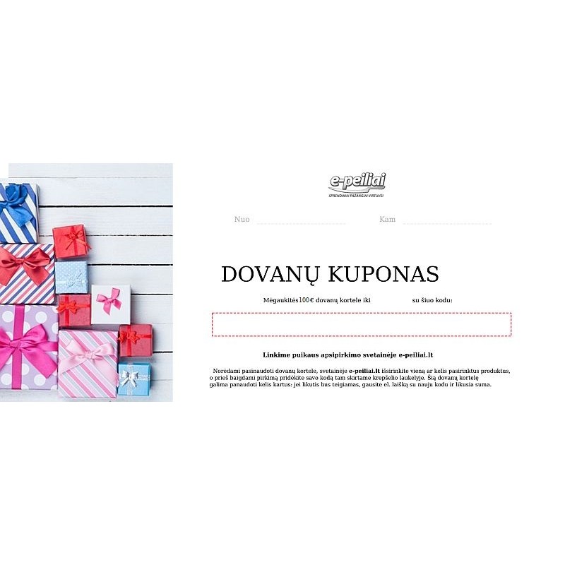 100€ Dovanų kuponas